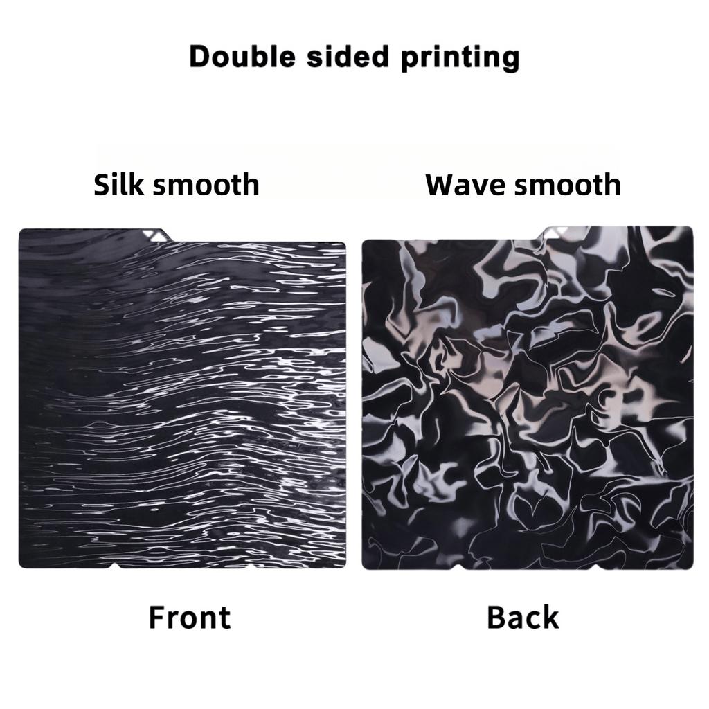 For Anycubic Kobra S1 Plate Pei Sheet 264x276mm Textured Kobra S1 Combo Build Plate Double Sided Peo Pet Pey Kobra S1C Bed