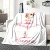 Ballerina Pink Home Blankets Comfortable Soft Lightweight Multipurpose Blanket For Picnics Sofas Offices Beds Living Rooms Perfect Gift For Friends