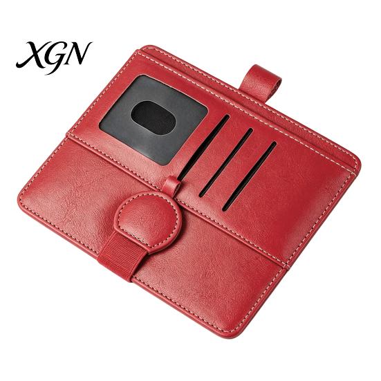 Car Visor Mount for Glasses Sun Holder, Eye Clip Organizer Driving Eyeglass Hanger Vehicle, Multi Functional Storage Pouch Sunglasses, Ticket
