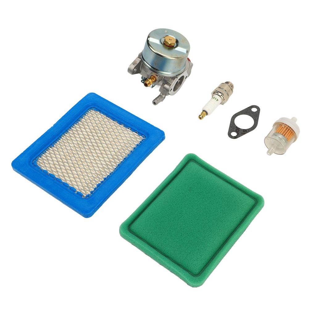 Carburetor Kit Spark Plug Air Filter Oil Filter 640004 for Tecumseh OHH55 OHH60 OHH65 Engine 5hp 5.5hp 6hp 6.5hp