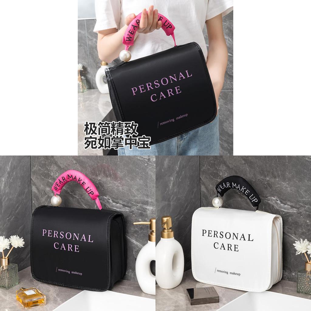Travel Toiletry Bag Organizer With Waterproof Oxford Fabric For Men And Women