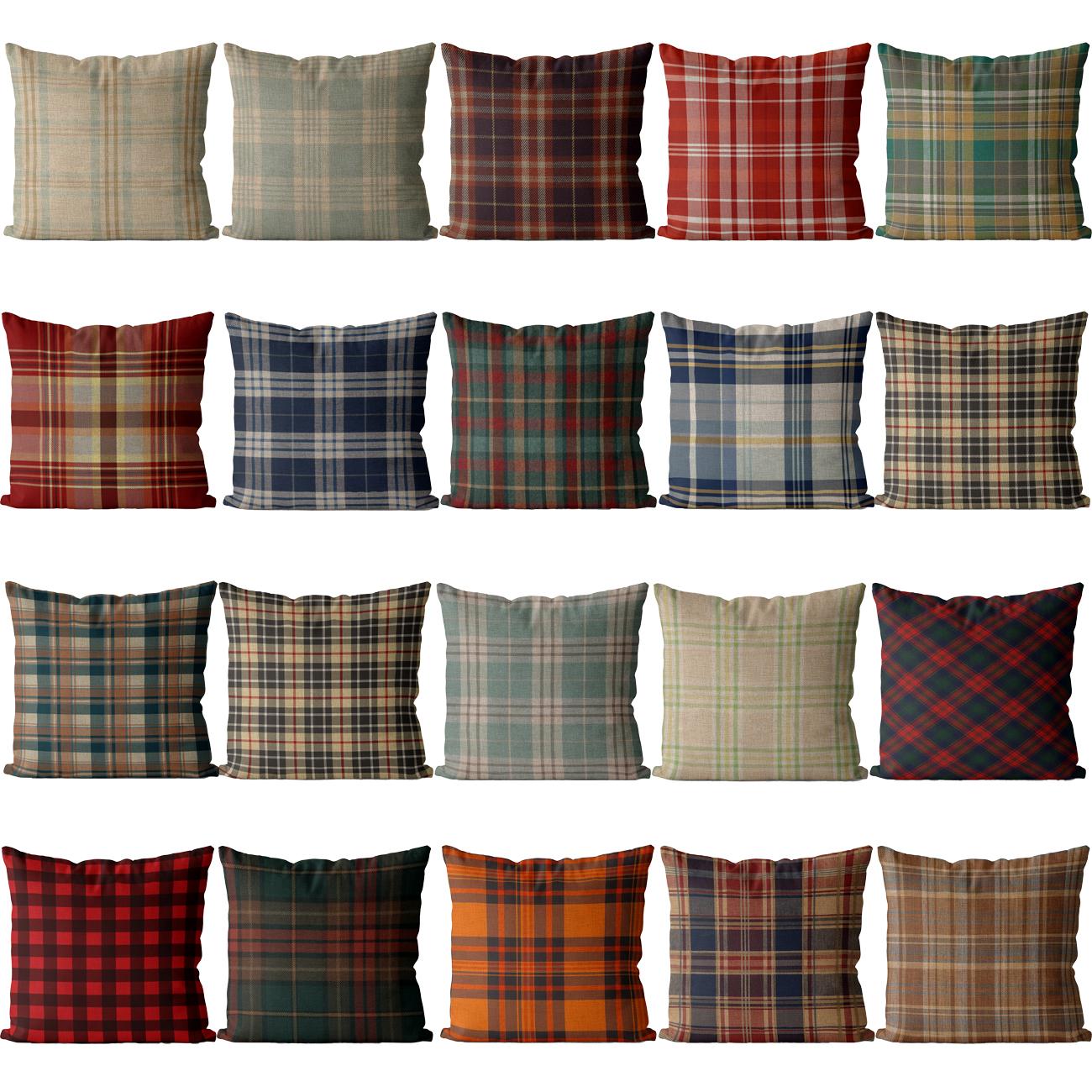 Tonnika Chen Unisex Modern Simple Plaid Pillow Case Decor Sofa Cushion Cover Living Room Decoration Throw Pillow Covers Cojines Decorativos