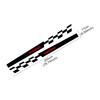 2PCS Car Door Racing Stripe Sticker Vinyl Decor Auto Exterior Decal Decor Tuning Accessories For Tesla Model 3 Y S X 2016-2024