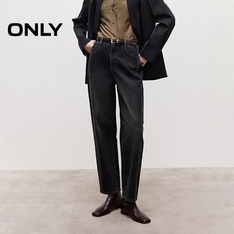 ONLY Women s Cropped Tapered Mom Jeans L