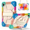 Shockproof Silicone Case for Huawei MatePad SE 11.5S, with Wrist Strap and Swivel Stand, 360 Degree Rotating Holder