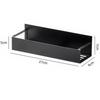 Stainless Steel Refrigerator Side Shelf No Drilling Magnetic Rack Kitchen Hanging Basket  Kitchen