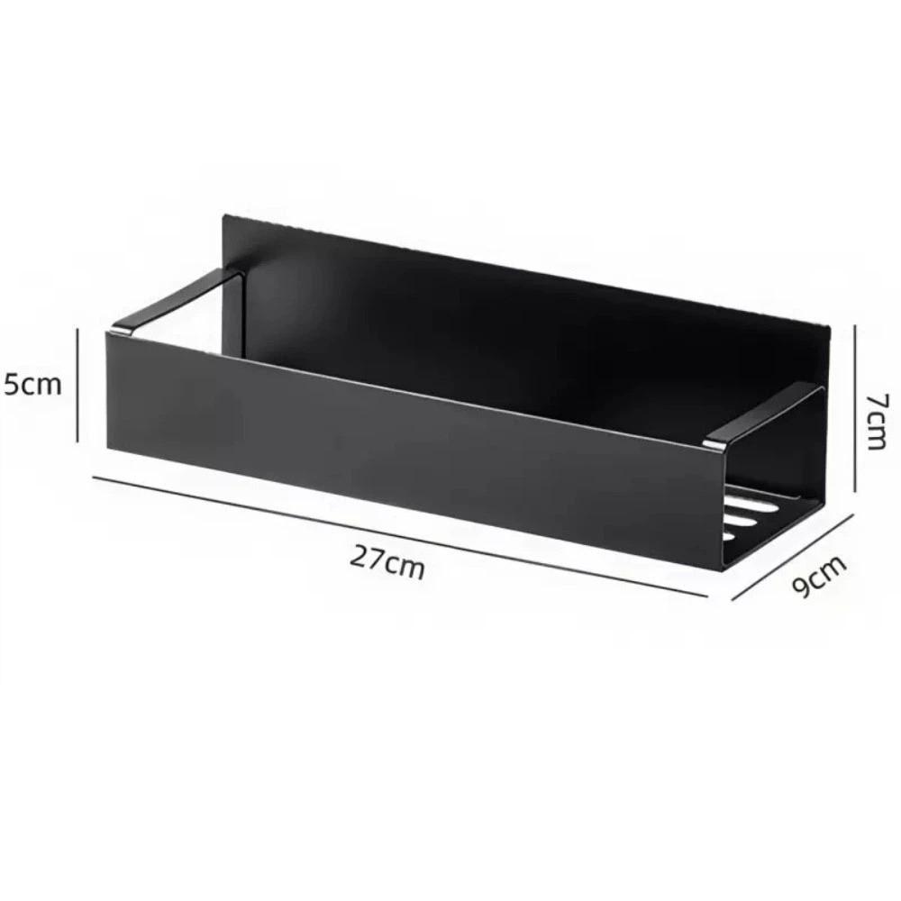 Stainless Steel Refrigerator Side Shelf No Drilling Magnetic Rack Kitchen Hanging Basket Kitchen