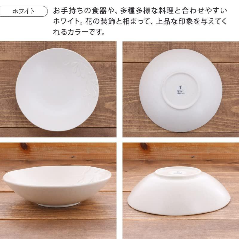 EAST Table Numi Matte White Porcelain Bowl M 16.5cm Japanese Mino Ware Salad Pasta Soup Bowl