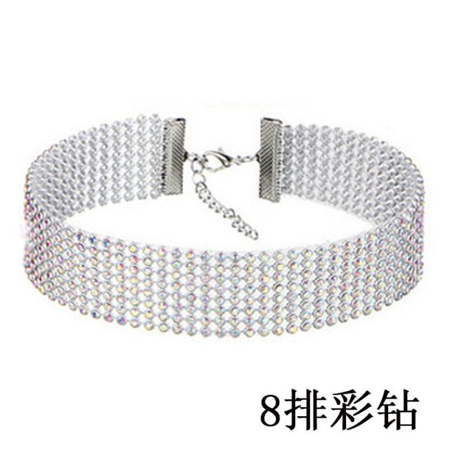 Classic Crystal Charm Pendent Short Necklace For Women Collar Clavicle Chain Romantic Valentine 'S Day Jewelry Gift Choker Dz465