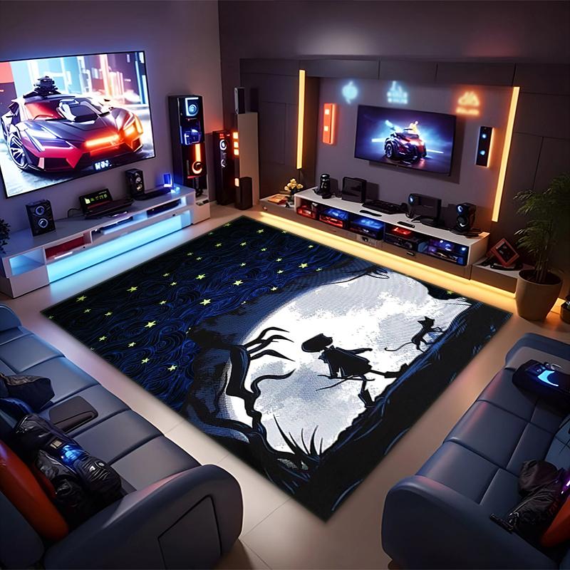 1PC Coraline Rug - home decoration Carpet For Living Room Bedroom Flooring Computer Chair Area Rug