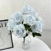 Rose Bridal Wedding Decor Artificial Silk Flower Bouquet For Home Stage Events