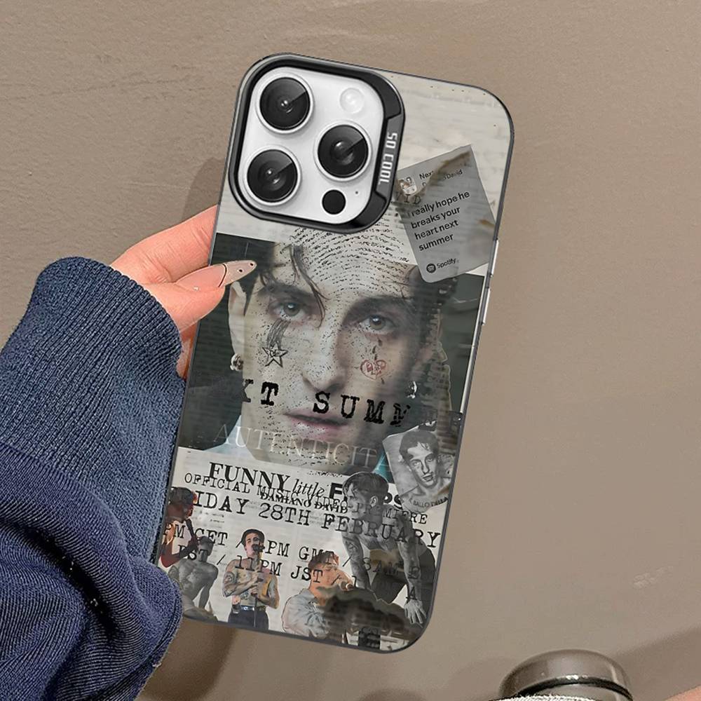 

Funny Little Fears D-Damiano David Phone Cover For IPhone 16 15 14 13 12 11 17 Pro Max Plus Color Silver Shell iPhone 11