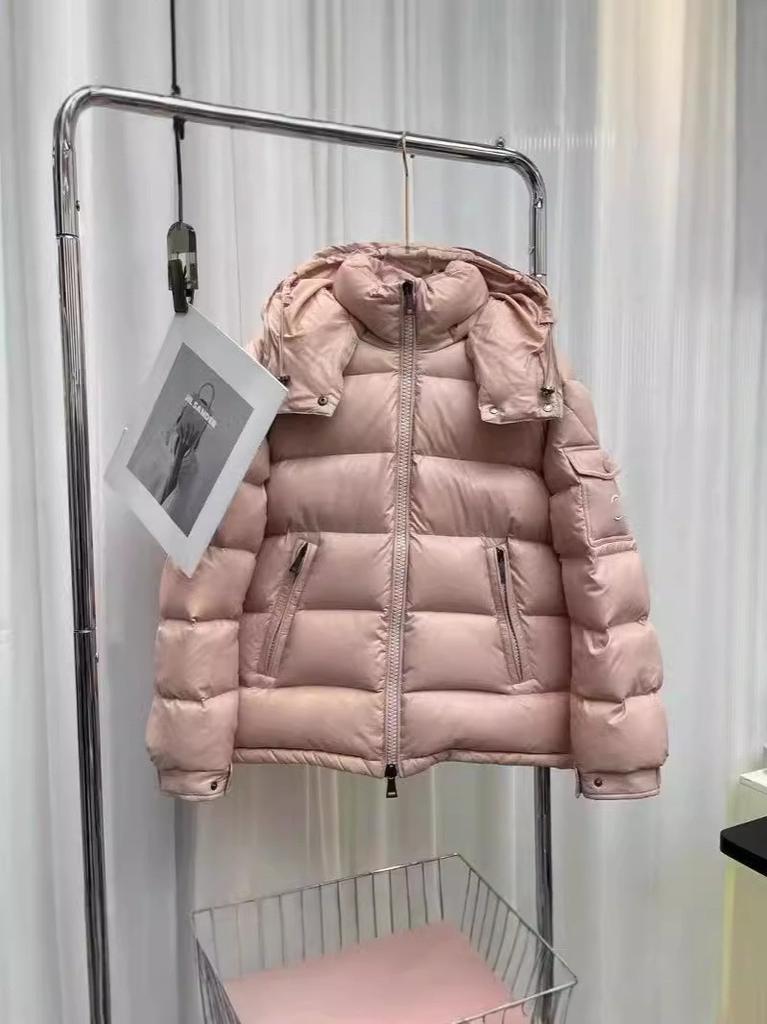 New M home Meng family down jacket women's winter maire thickened classic Mayan glossy high-end duck down jacket