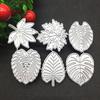 Șase frunze mari frunze metal șablon gofrare matrițe de tăiere pentru bricolaj scrapbooking card hârtie în relief decor artizanat