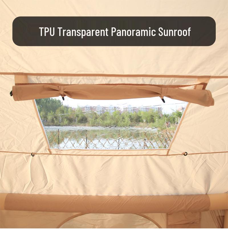 6.3 sqm Lightweight Automatic Inflatable Rainproof Camping Tent