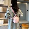 Multifunctional Backpack Women's Shoulder Bag Solid Color Small Bag