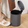 Trash Can with Step Pedal Simple Garbage for Bedroom Kitchen Room 12L