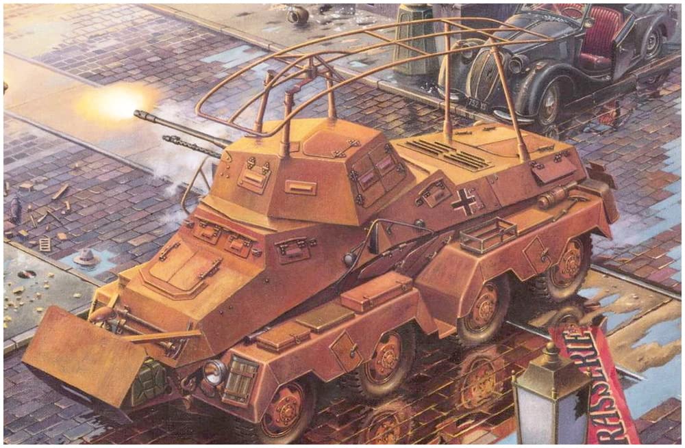 

Roden 1/72 Немецкий бронеавтомобиль Sd.Kfz.232 8-колесный Пластиковая сборная модель RE72704