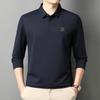 Autumn Long Sleeve Lapel Collar Polo Casual Top T-Shirt