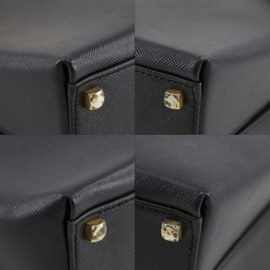 Salvatore Ferragamo Gancini Handbag AQ-21 0160 black leather Women Used