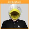 Adorabile Maschera Testa d'Anatra Gialla dal Becco Grande per Divertenti Decorazioni per Feste di Halloween
