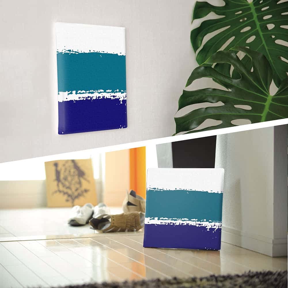 Art Deli Surf Fabric Wall Art Panel popa-1802-001-L, 57 X 57 Cm