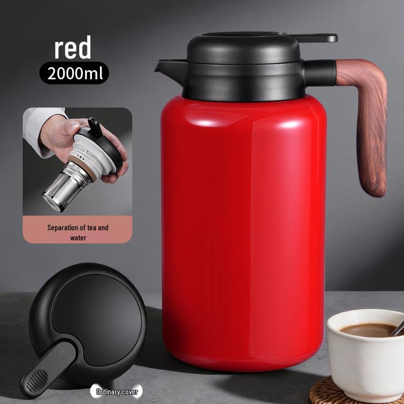 316 Stainless Steel Stewing and Warming Pot - Multifunctional Teapot, Thermos, Stewing Pot, and Coffee Pot with Customizable Thermos Cup.