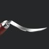 Coconut Meat Extractor Durable Wooden Handle Coconut Opener Scraper Knife Kitchen Accessories Stainless Steel