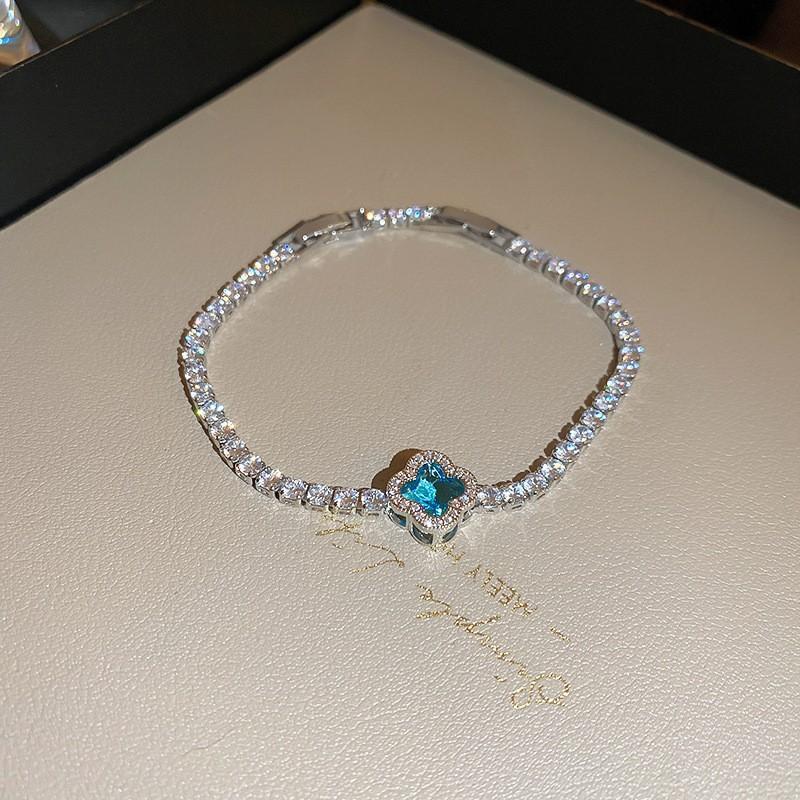 Electroplated Zircon Sun Love Bracelet Niche Sweet Versatile Bracelet Temperament Light Luxury High-end Jewelry Women
