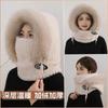 Hat Female Winter Riding Electric Vehicle Warm Artifact Thickened Cotton Hat Windproof and Cold Mask Winter Male