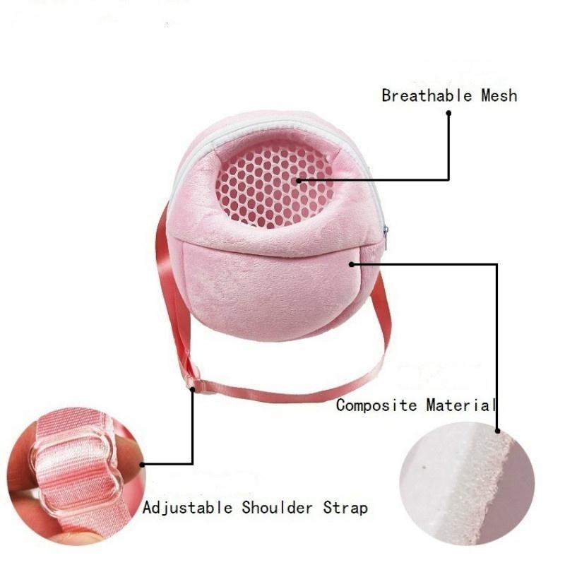 S M L Small Pet Hamster Portable Travel Warm Bag Cage Guinea Pig Carry Bag Breathable Pet Supplies Pet Outing Accessorie