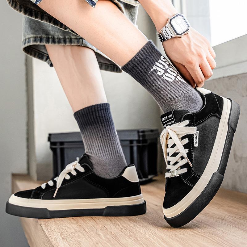 Nya herrskor Sneakers Skateskor Fritidsskor Klassisk stil Boost Anti-lukt Bekväma Vardagsbruk Andningsbara