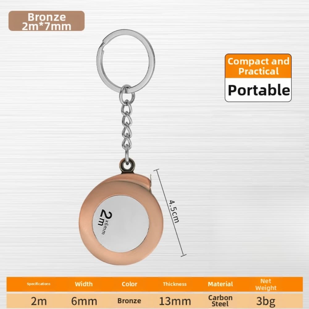 

Soft Steel Blade Precision Tape Stainless Construction Compact Pocket Design Accurate Readings High Precision Measuring Tape