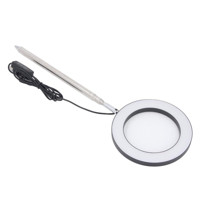 6in Full Spectrum Plant Light 26.5-165cm Height Adjustable Growing Lamp With 3H 9H 12H Timer 10 Dimmable Levels 6 Inch Lampshade