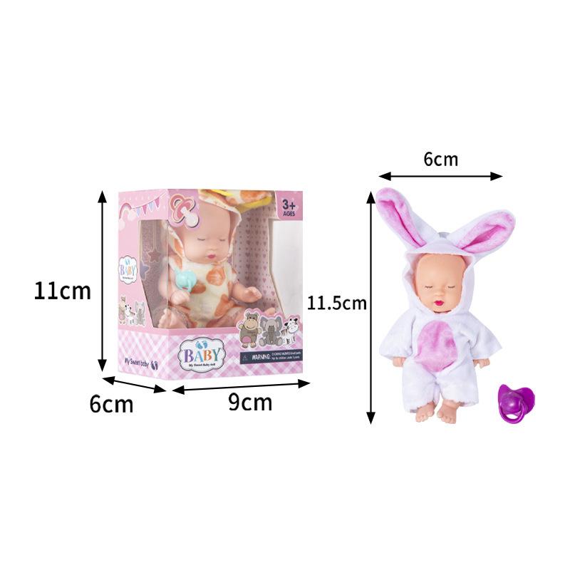 

5-дюймовая BJD Реборн Спящая кукла со сменной одеждой Without IC Sound