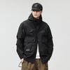 Hooded Jacket Men'S Loose Large Size Outdoor Tooling Jacket Casual Jacket Clothes Trendy Brand