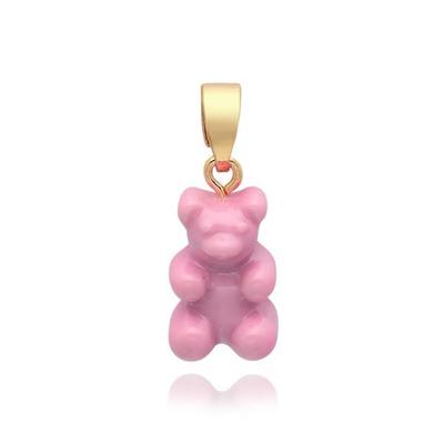 [CRYSTAL HAZE]BEAR-CANDY pink-CLASSIC CONNECTOR WOMEN’S CHARM