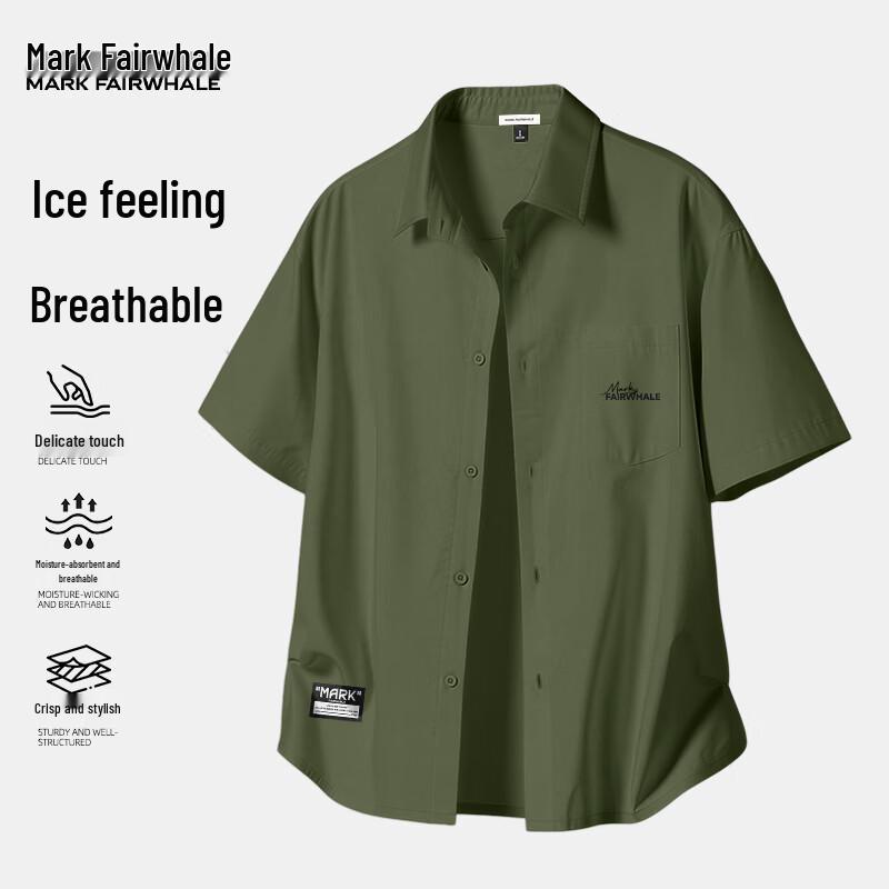 MARK FAIRWHALE Men s Sand Washed Faux Cotton Short Sleeve Polo Shirt 3XL