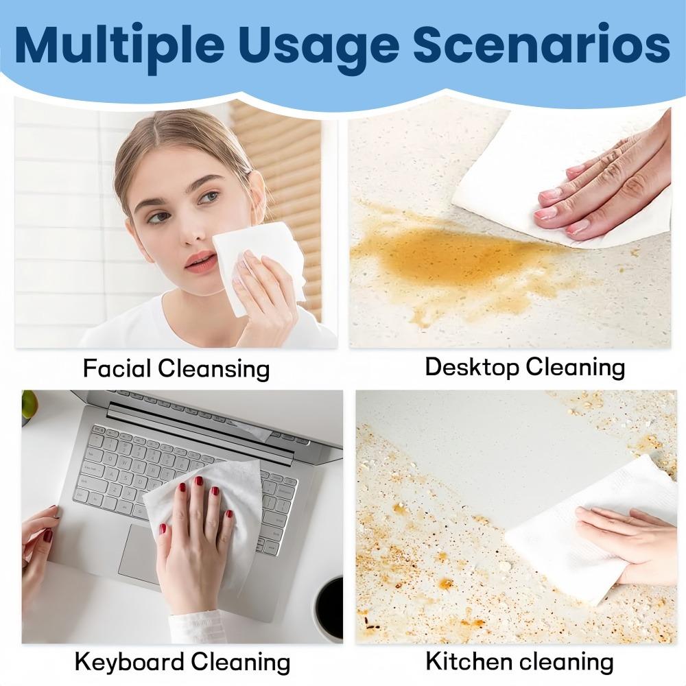 100PCS Disposable Compressed Towel Tissue Outdoor Travel Camping Portable Makeup Cleaning Cloth Mini Compressed Absorbent Towel