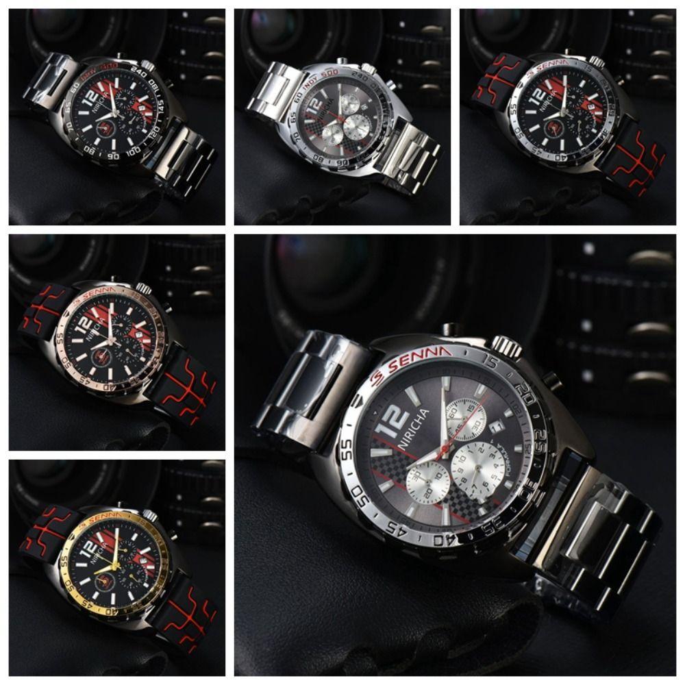 

Quartz Movement Fashion Style Clock Lurury Chronograph New Casual Watches 1