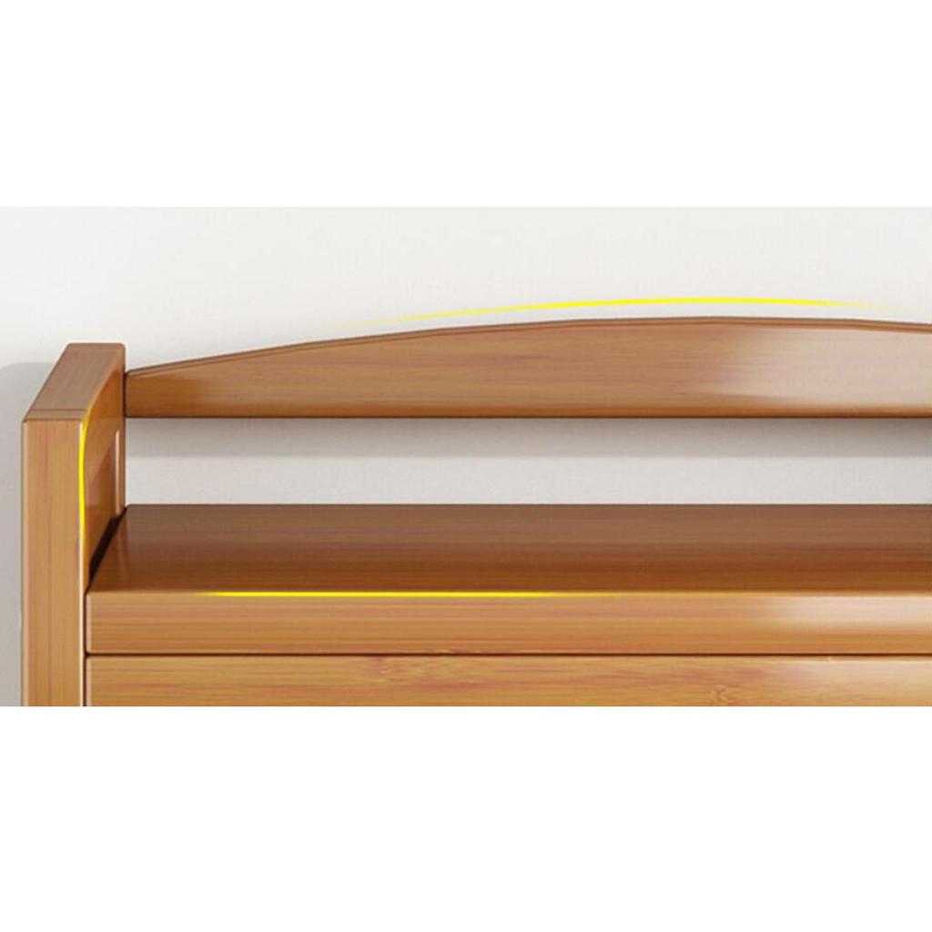 Bamboo Bathroom Shelf Coffee Bedside Table Display Rack Multifunctional Storage Stand Sturdy Corner