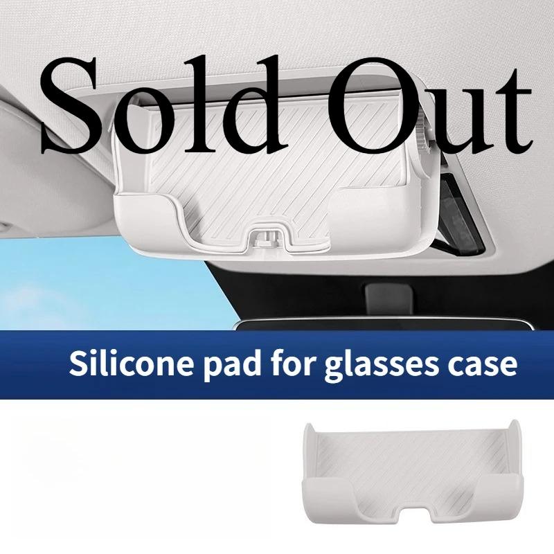 Glasses Case Silicone Pad Sunglasses Storage Box Shock Absorber Pad Interior Modification Supplies For BYD Han L EV dmi Tools
