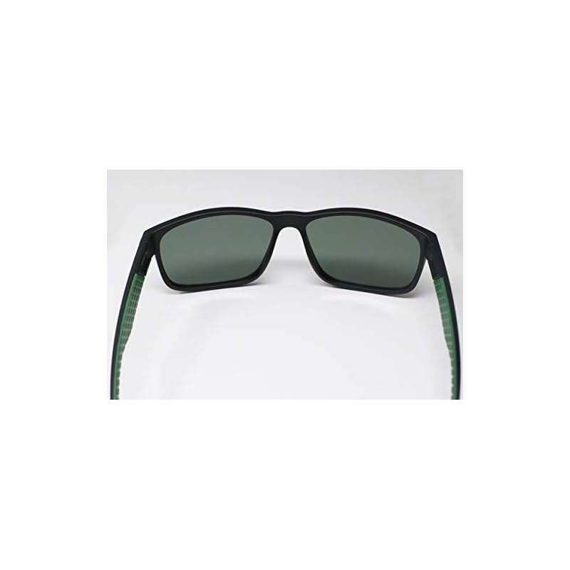 Coleman Sunglasses, UV Protection, Polarized Lenses, Black Matte-Green, CO3076-2