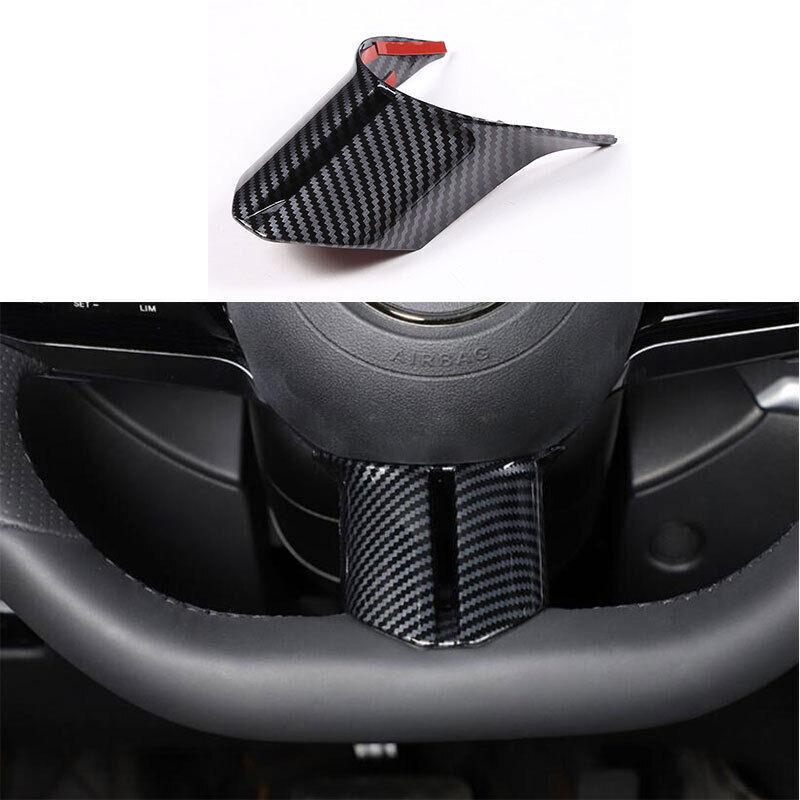 For Benz EQE EQS - ABS Carbon Fiber Steering Wheel Sheet Cover Trim 1PCS