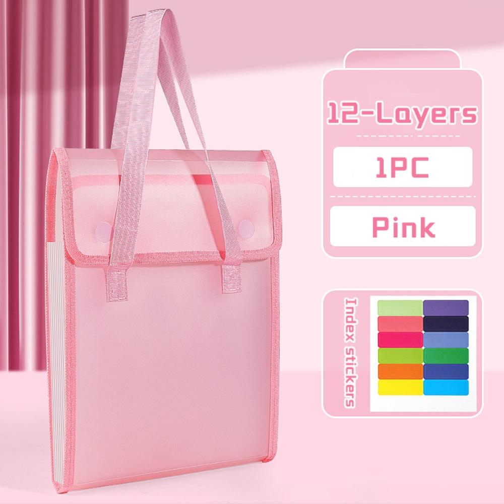 

12-слойная папка для файлов формата А4, портативная сумка для данных, профессиональная папка для хранения тестовых работ для школы, офиса