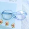Transparent Round Transparent Glasses Plastic Doll Mini Glasses  Children Toy