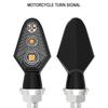 2Pcs Motorcycle Led Turn Signal Light Ip65 Waterproof Motorcycle Led Turn Signal Indicator 3 Led 12V Motorbike Accessories