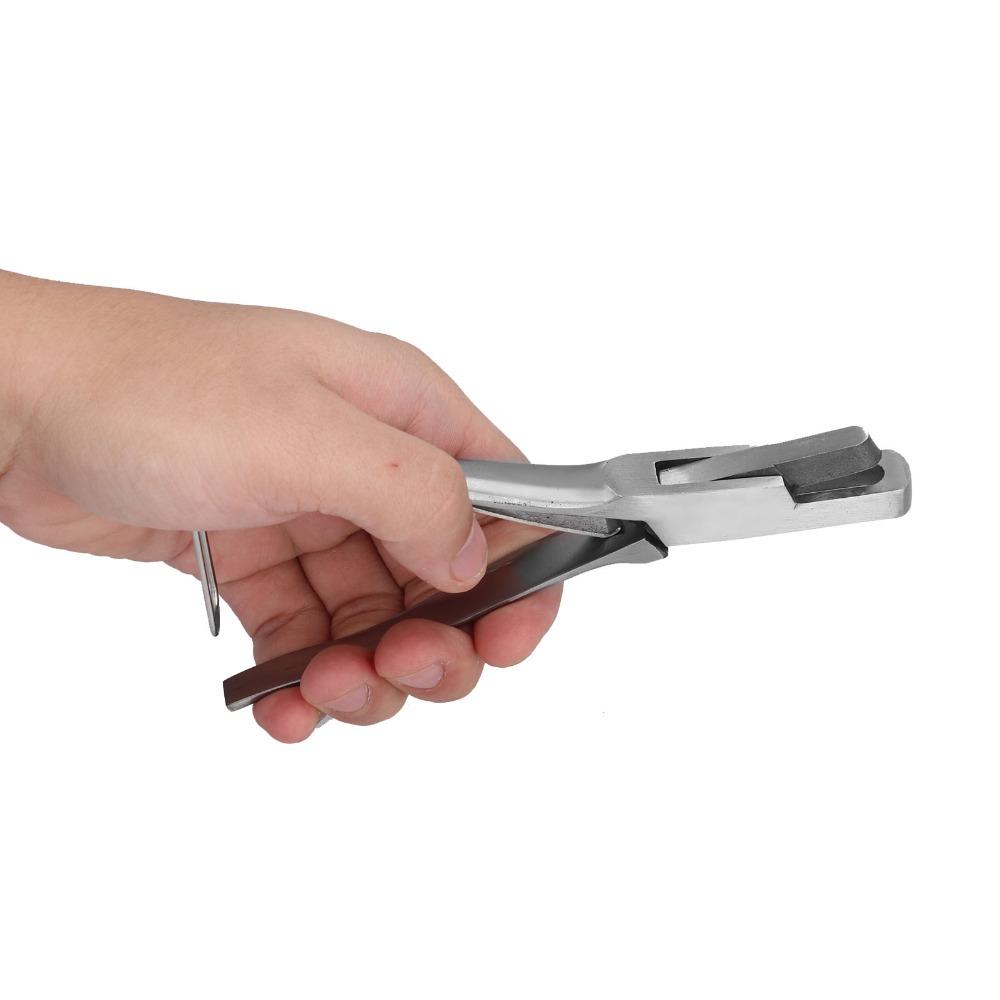 Sturdy U Shape Ear Pliers Stainless Steel Livestock Tool Long Service Animal Ear Notcher Sheep