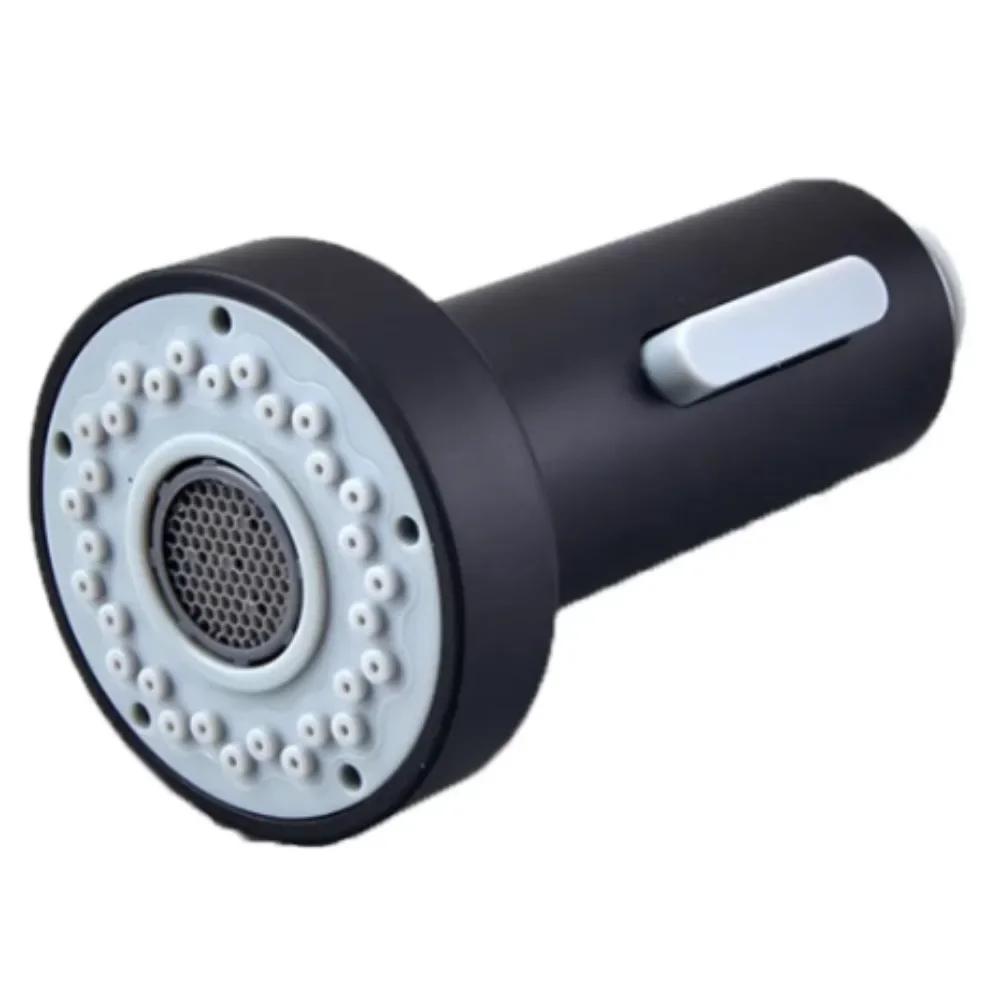 

Смеситель для раковины Кран Душевая лейка Выдвижная лейка Душевая лейка для кухонной раковины Смеситель Кран Запасная часть ABS Замена чёрный