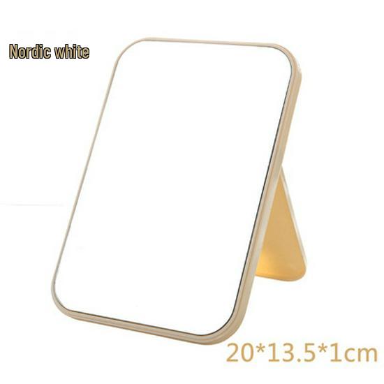 Hochauflösender Faltbarer Tisch-Make-up-Spiegel – Einseitiger Quadratischer Kosmetikspiegel